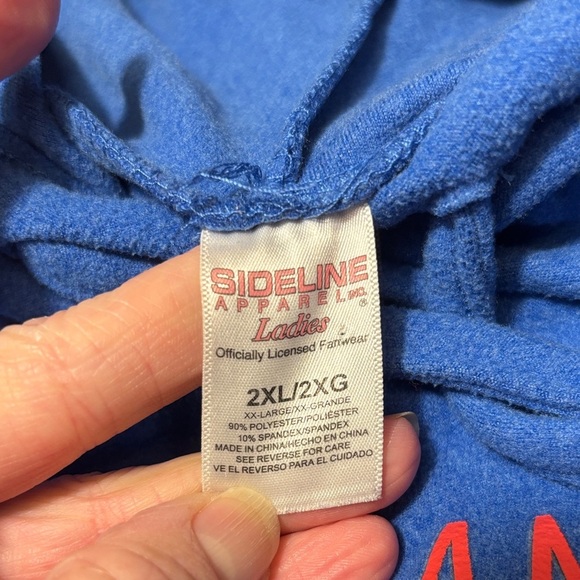 Kansas University KU Blue Jayhawks Pullover Hoodie - Picture 3 of 8